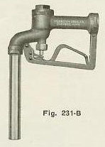 Vintage 1940s Morrison Brass Gas Pump Nozzle FIG. 227C
